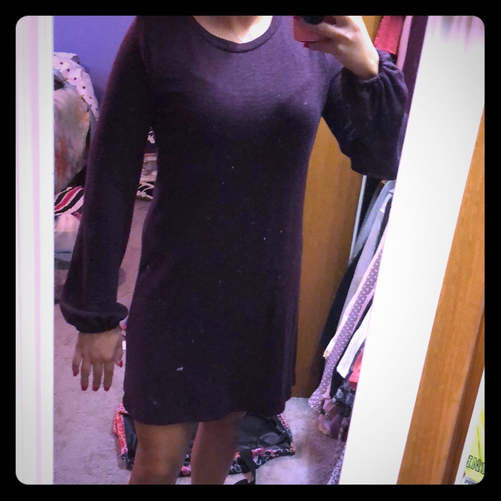 NWOT, Skylar and Jade Plum Long Sleeve Dress